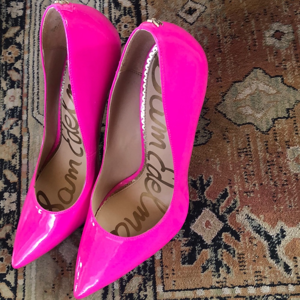 Hot pink heels